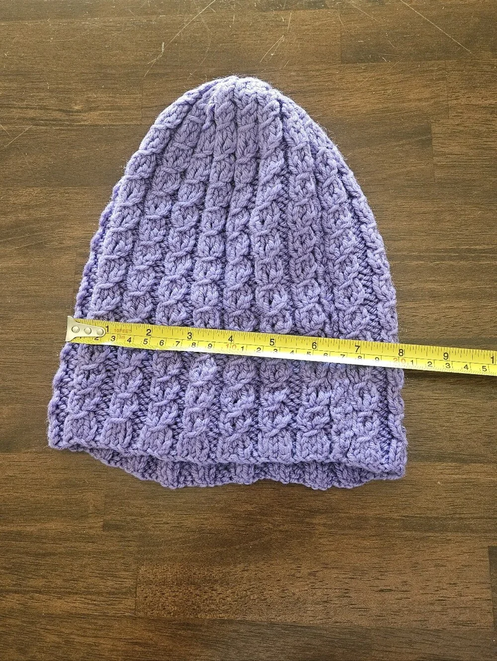 Lavender Knit Beanie Hat - Women's Accessories